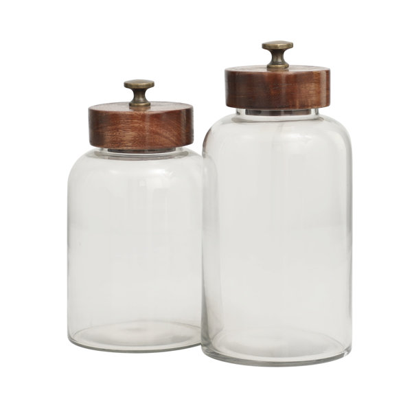 Red Barrel Studio® 2 Piece Kitchen Canisters & Storage Jars Set Wayfair